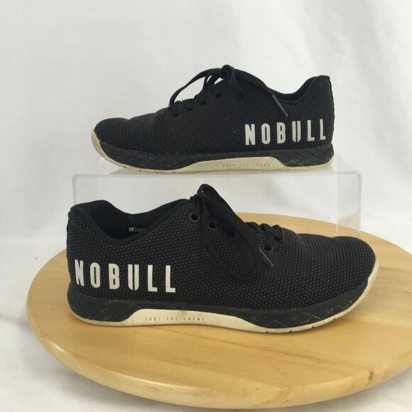 NOBULL Shoes - NOBULL Black Super Fabric Trainers Sneakers Size Womens 7.5 or Mens 6  Unisex